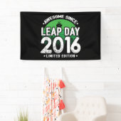 Phantastisch seit 2016 Leap Year Day Feb 29 Birthd Banner (Insitu)
