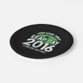 Phantastisch seit 2016 Leap Year Day Feb 29 Birthd Pappteller (Schrägansicht)