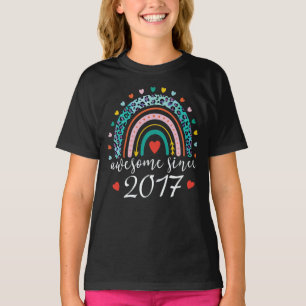 Phantastisch Seit 2017 Rainbow 5. Geburtstagsgesch T-Shirt