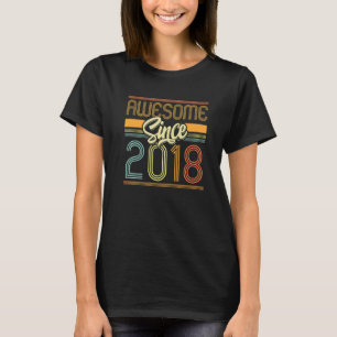 Phantastisch seit 2018 4. Geburtstag 4 Jahre alter T-Shirt