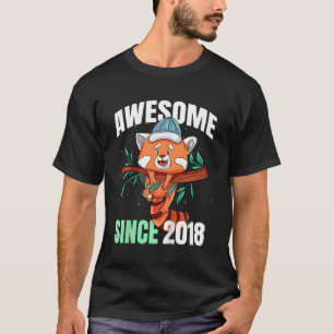 Phantastisch seit 2018 5th Red Panda T-Shirt