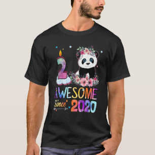 Phantastisch Seit 2020 2. Geburtstag 2 Jahr alt Pa T-Shirt