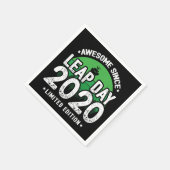 Phantastisch seit 2020 Leap Year Day Feb 29 Geburt Serviette (Ecke)