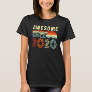 Phantastisch seit 2020 Retro 2 Jahre alt Vintag 2. T-Shirt