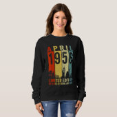 Phantastisch seit April 1956 Vintage Ret. Sweatshirt (Vorne ganz)