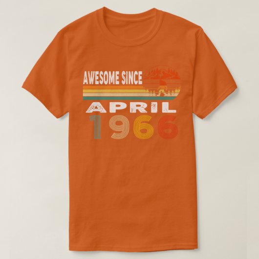 Phantastisch seit April 1966 T-Shirt (Design vorne)