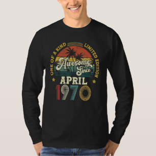 Phantastisch Seit April 1970 Vintag 52. Geburtstag T-Shirt