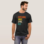 Phantastisch seit April 1972 T-Shirt (Vorne ganz)