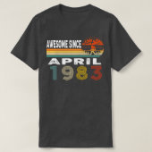 Phantastisch seit April 1983 T-Shirt (Design vorne)