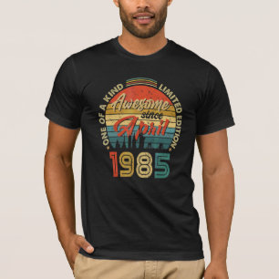 Phantastisch Seit April 1985 Vintag 37. Geburtstag T-Shirt