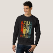 Phantastisch Seit April 1987 Vintage Ret. Sweatshirt (Vorne ganz)