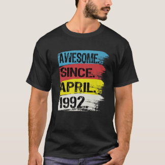 Phantastisch seit April 1992 Aries Girl Taurus Kin T-Shirt