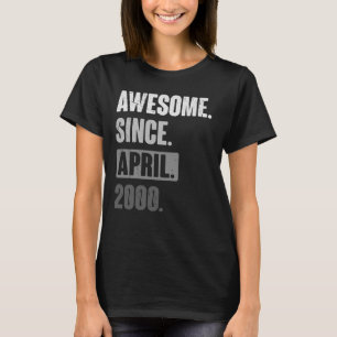 Phantastisch seit April 2000 Geburtstag 23. Dekora T-Shirt