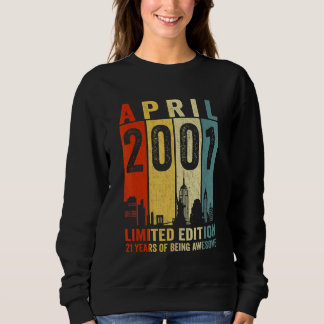 Phantastisch Seit April 2001 Vintag Ret. Sweatshirt