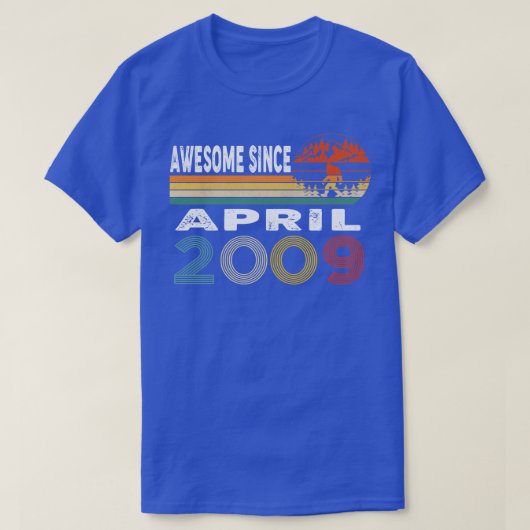 Phantastisch seit April 2009 T-Shirt (Design vorne)