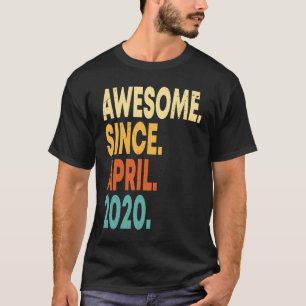 Phantastisch seit April 2020 3. Geburtstag Junge 3 T-Shirt