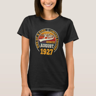 Phantastisch seit August 1927 95. Geburtstag 95 Ja T-Shirt