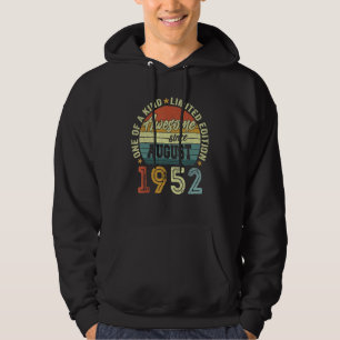Phantastisch seit August 1952 70 Jahre alt 70. Geb Hoodie
