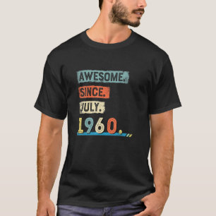 Phantastisch seit August 1960 Geburtstag Männer 1 T-Shirt