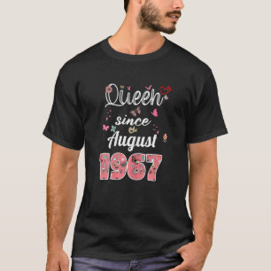 Phantastisch Seit August 1967 Blume 1967 August Bi T-Shirt