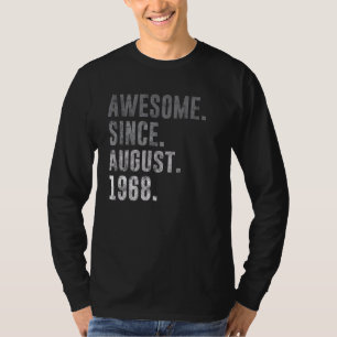 Phantastisch Seit August 1968 54. Geburtstag Vinta T-Shirt