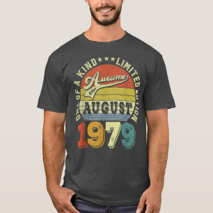 Phantastisch seit August 1979 43 Jahre 43 Jahre al T-Shirt