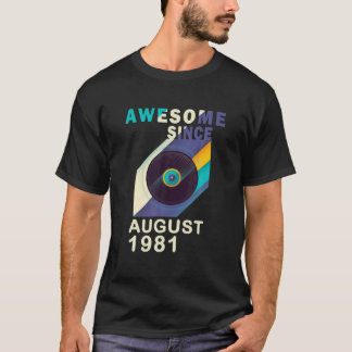 Phantastisch seit August 1981 40. Geburtstag 40 Ja T-Shirt