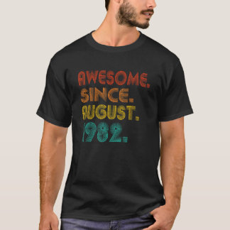 Phantastisch seit August 1982 Geburtstag T-Shirt