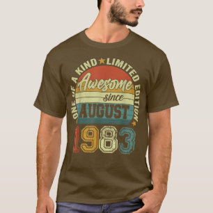 Phantastisch seit August 1983 39. Geburtstag 39 Ja T-Shirt
