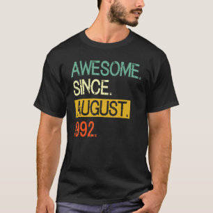 Phantastisch seit August 1992 30. Geburtstag 30 Ja T-Shirt
