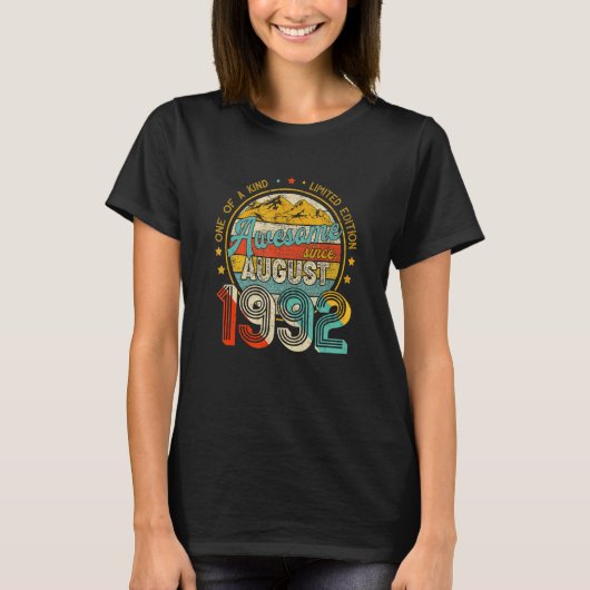 Phantastisch seit August 1992 T-Shirt (Vorderseite)