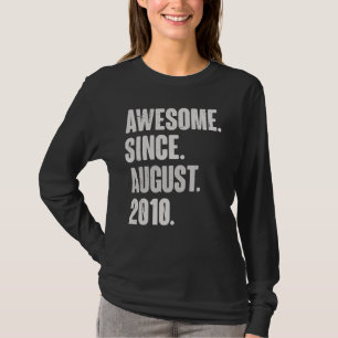 Phantastisch seit August 2010 12 Jahre alt 12 Jahr T-Shirt