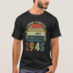 Phantastisch seit Dezember 1945 77 Jahre alt 77. G T-Shirt