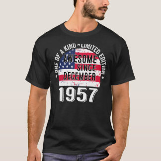 Phantastisch seit Dezember 1957 Vintag 65 Jahre al T-Shirt