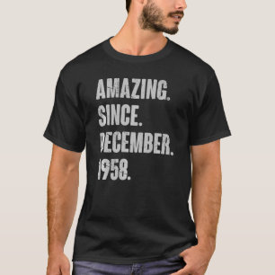 Phantastisch seit Dezember 1958 64 Jahre alt 64 Ja T-Shirt