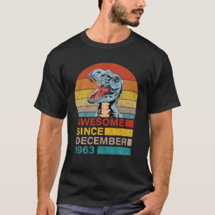 Phantastisch Seit Dezember 1963 Dinosaurier 57 Jah T-Shirt