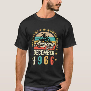 Phantastisch Seit Dezember 1966 Vintag 55. Geburts T-Shirt