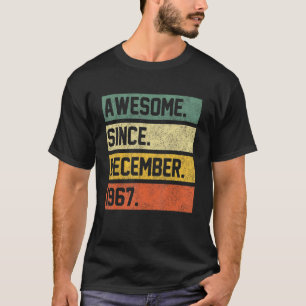 Phantastisch seit Dezember 1967 55 Jahre alt 55. G T-Shirt