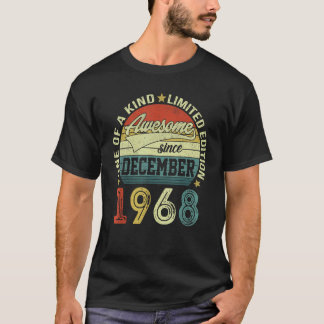 Phantastisch Seit Dezember 1968 54 Jahre alter Tag T-Shirt