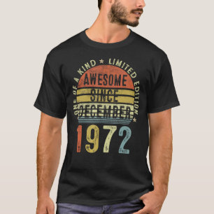 Phantastisch seit Dezember 1972 50 Jahre alt 50 Ja T-Shirt