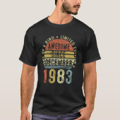 Phantastisch seit Dezember 1983 39 Jahre alt 39. G T-Shirt (Vorderseite)