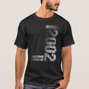 Phantastisch seit Dezember 2002 21. Geburtstag Geb T-Shirt