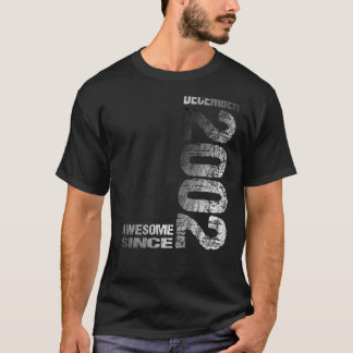 Phantastisch seit Dezember 2002 21. Geburtstag Geb T-Shirt