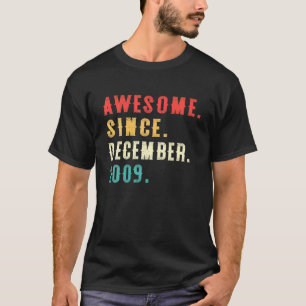 Phantastisch Seit Dezember 2009 12. Geburtstag 12 T-Shirt