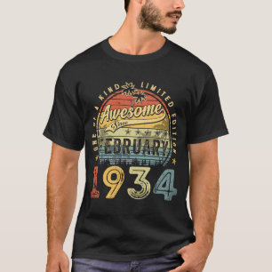 phantastisch seit Februar 1934 89 Jahr T-Shirt