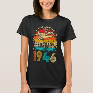 Phantastisch seit Februar 1946 77 Jahre alt 77. Ge T-Shirt