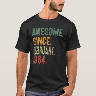 Phantastisch seit Februar 1964 59. Geburtstagsgesc T-Shirt
