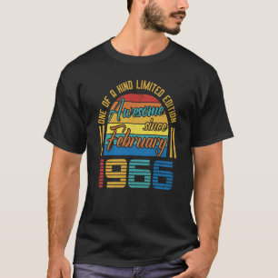 Phantastisch seit Februar 1966 57 Jahre alt 57. Ge T-Shirt