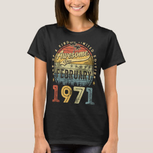 phantastisch seit Februar 1971 52 Jahr T-Shirt