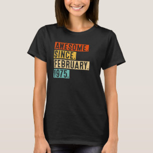 Phantastisch seit Februar 1975 48 Jahre 48 Jahre a T-Shirt